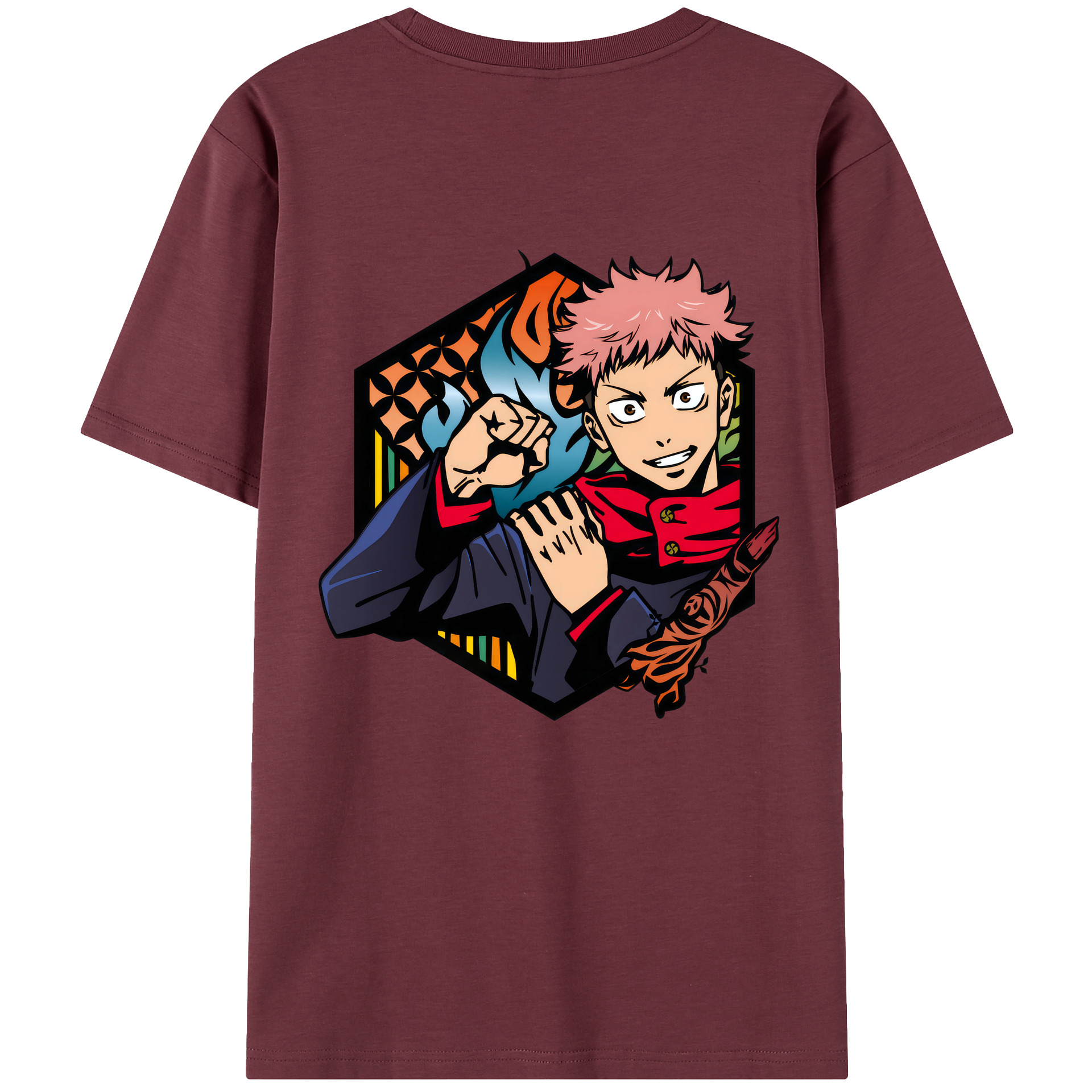 （画像用） 呪術廻戦 Jujutsu Kaisen 綿100％半袖Tシャツ（背面プリント）